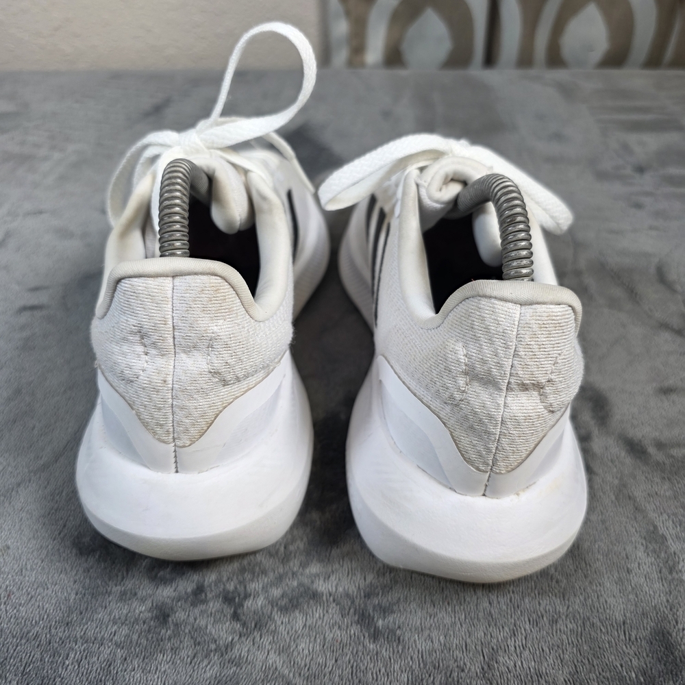 Adidas Runfalcon 3 Womens Size 8.5 White Black Athletic Running Shoes Sneakers - Picture 2 of 10